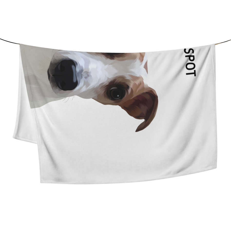 Custom Pet Blanket - Fluffes.com