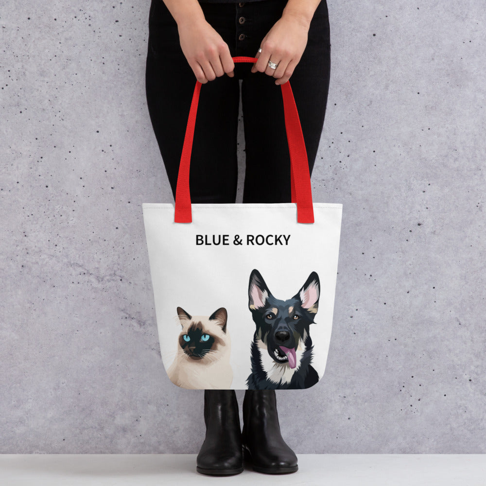 Custom Pet Tote Bag - Fluffes.com