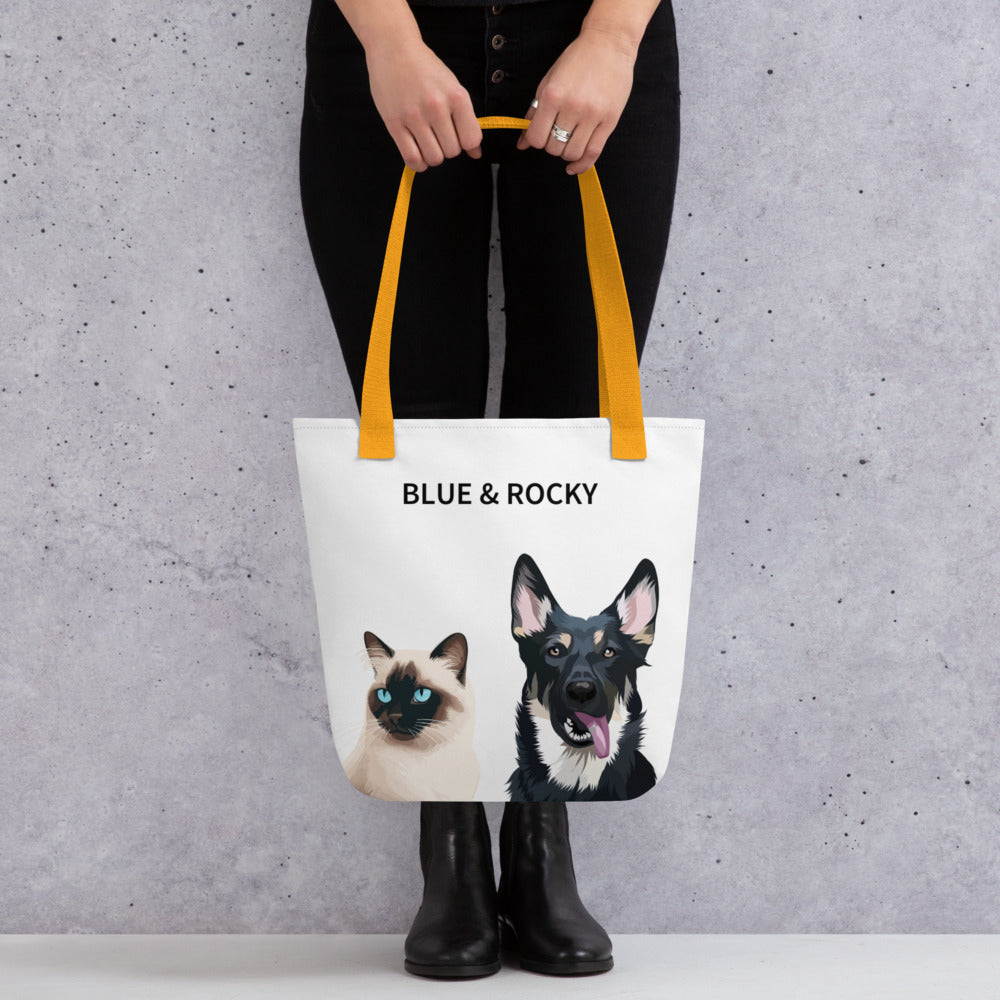 Custom Pet Tote Bag - Fluffes.com