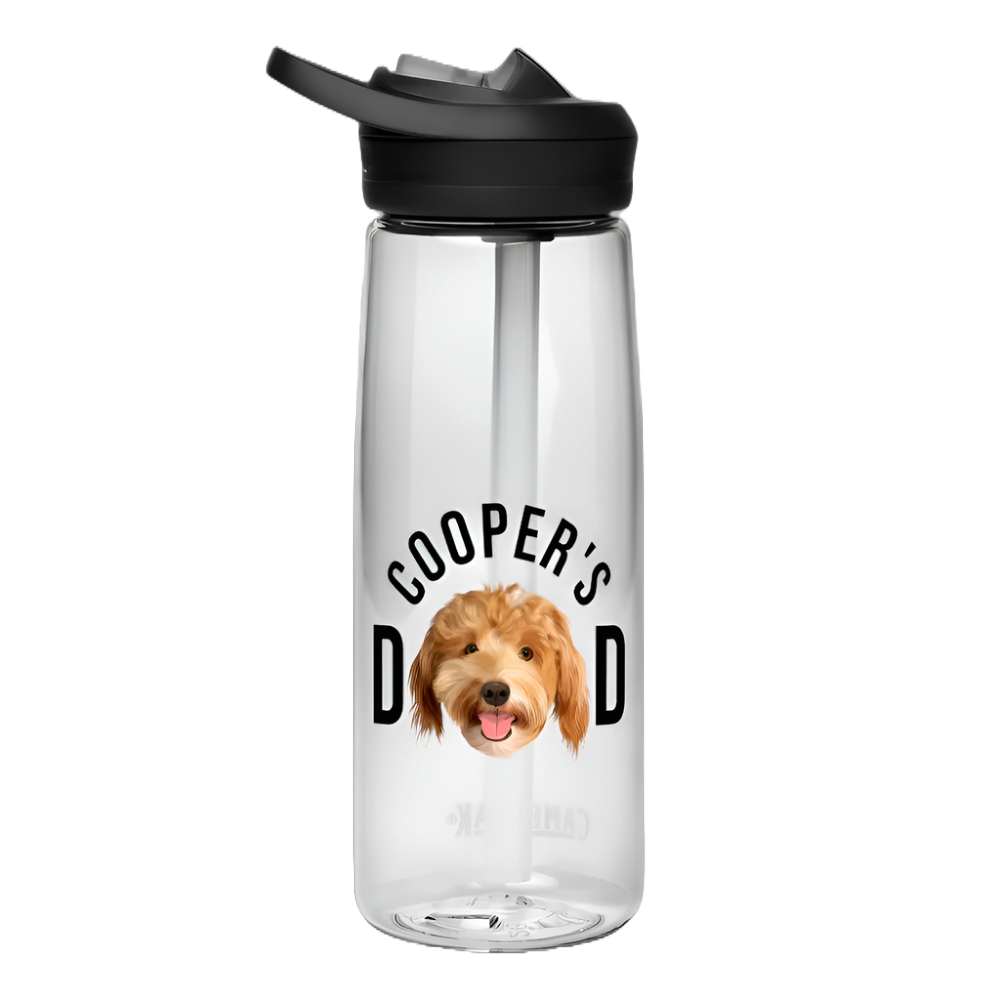 Pet Portrait Water Bottle - Fluffes.com
