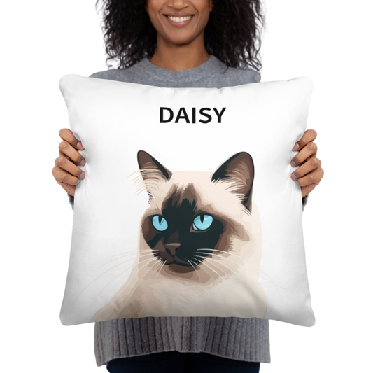 Custom Pet Throw Pillow - Fluffes.com