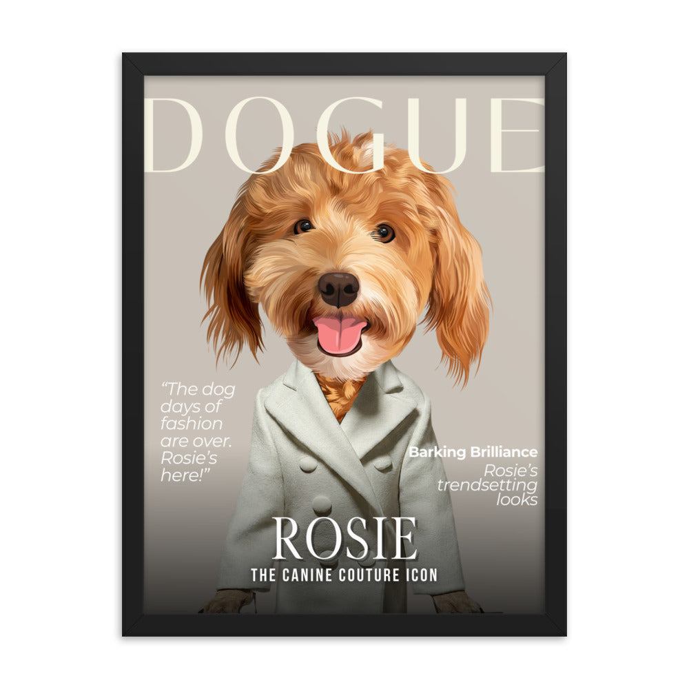 Custom Pet Portrait Poster - Fluffes.com